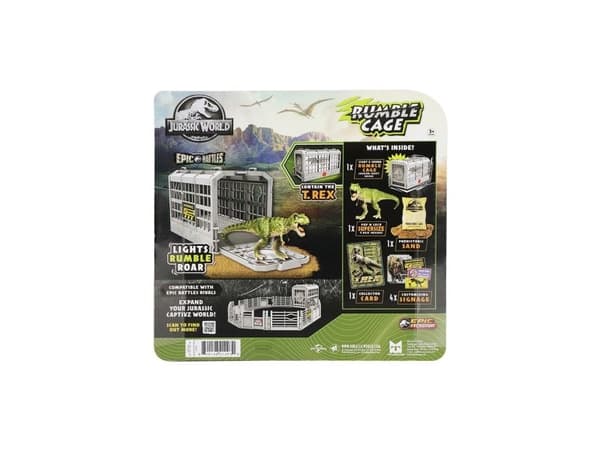 Jurassic Park-figur Jurassic Rebirth Battles Rumble Cage