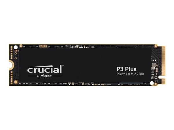 Crucial P3 Plus - SSD - 2 TB - intern - M.2 2280 - PCIe 4.0 (NVMe)