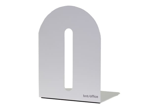 Bokstöd i metall, 15x15 cm, vit - 2 st./förpackning