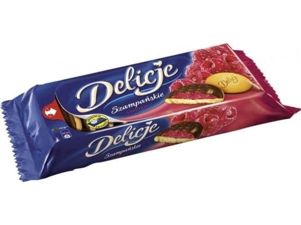 Wedel Ciastka DELICJE Szampańskie körsbär 147g
