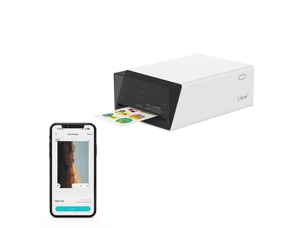 Liene Pix, bärbar fotoprinter 2-i-1 för foton