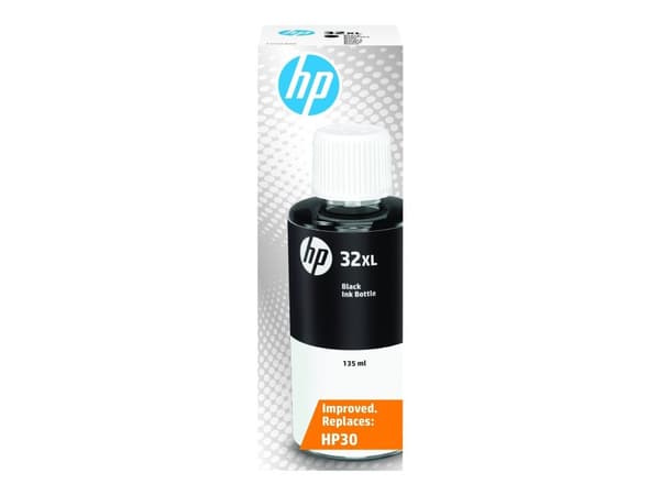 HP 32XL - 135 ml - hög kapacitet - svart - original - påfyllnadsbläck - för Smart Tank 5105, 67X, 70XX, 73XX, 750, 76XX; Smart Tank Plus 55X, 570, 655