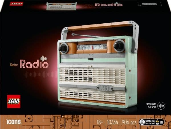 LEGO Icons - retro kassett-radio