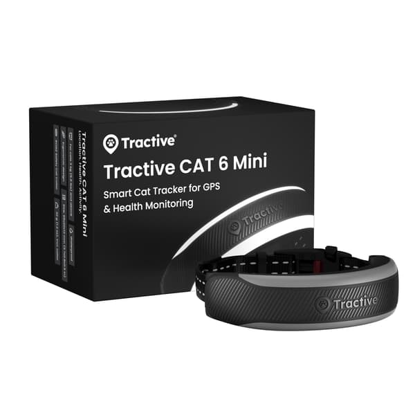 Tractive CAT 6 Mini GPS-spårare för katt, svart