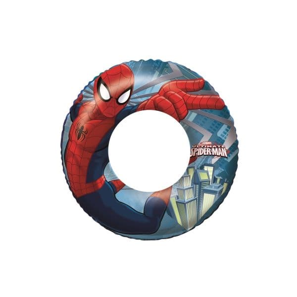Bestway 98003 uppblåsbar badring 56 cm, Spiderman