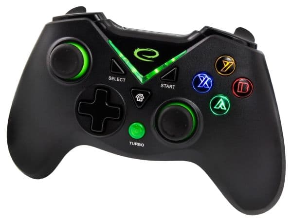 Esperanza Major - Spelkontroll - 12 knappar - trådlös - Bluetooth - svart - för PC, Sony PlayStation 3, Microsoft Xbox One