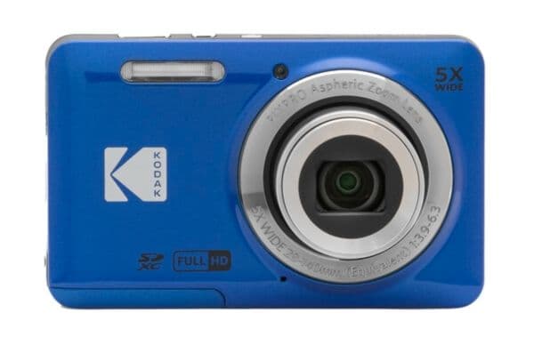 Kodak PIXPRO FZ55, 16 MP, 4608 x 3456 pixlar, CMOS, 5x, Full HD, Blå