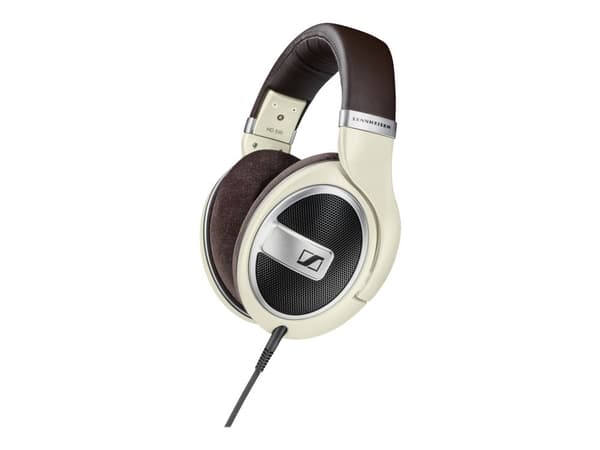 Sennheiser HD 599 - HD 500 - hörlurar - fullstorlek - kabelansluten - 3,5 mm kontakt - brun, elfenben, matt metalliskt