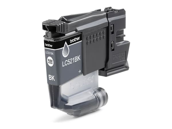 Brother LC521BK - Svart - original - kuddepack - bläckpatron - för Brother DCP-J1260W, DCP-J1310DW, DCP-J1313DW, DCP-J1460DW