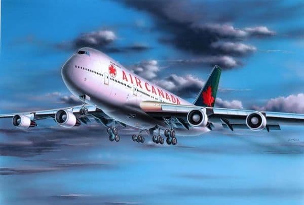 Revell Boeing 747-200, 1:390, Monteringssats, Flygplan med fast vinge, Passagerarflygplan, Boeing 747-200, Plast