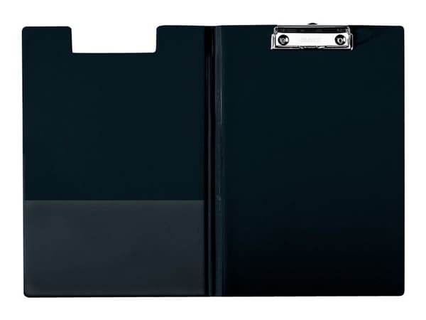Clipboard Esselte A4 sort PP med forside