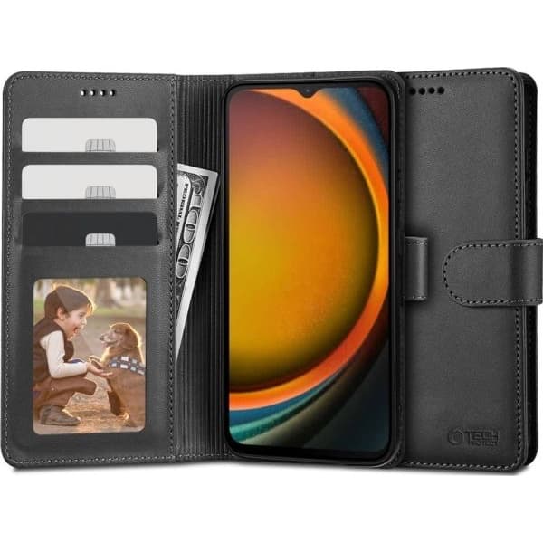 Tech-Protect lommeboketui til Samsung Galaxy XCover 7 - svart