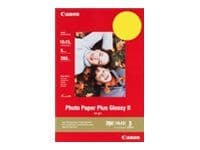 Canon Photo Paper Plus Glossy II PP-201 - Högblank - 270 mikrometer - 100 x 150 mm - 260 g/m² - 5 ark fotopapper - för PIXMA iP2600, iP2700, iP3500...