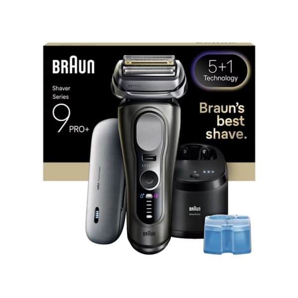 Braun Series 9 Pro+ 9675cc rakapparat för våt- och torrakning, grå