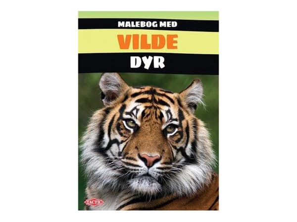 Tactic målarbok med vilda djur