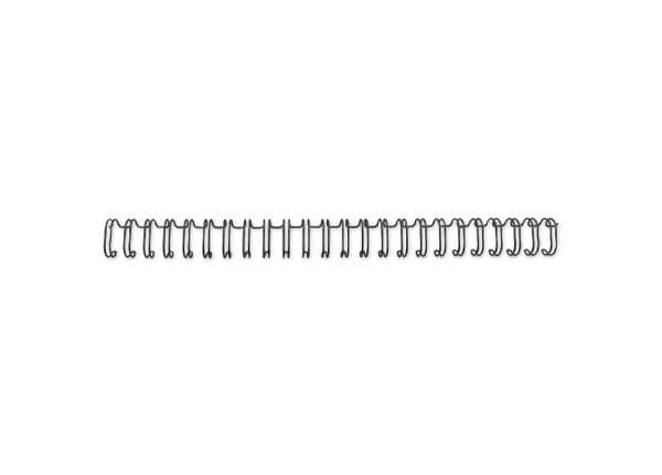 GBC WireBind Metallspiraler 3:1 No.4 6 mm A5, Svart, 45 ark, A5, 250 styck