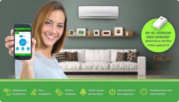 Solar Plus NYE 4G CTSmall fjernkontrollmodul til varmepumpe