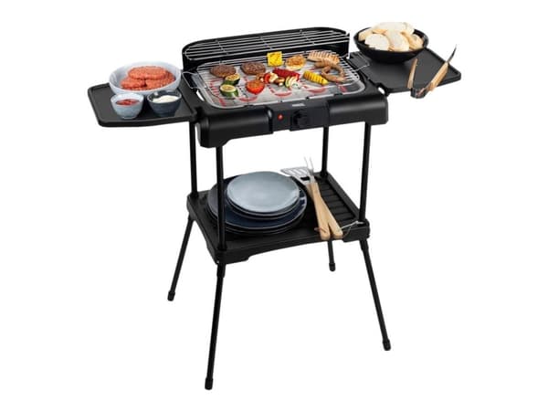 Princess 112250 - Barbequegrill - elektrisk - 980 cm2 - svart