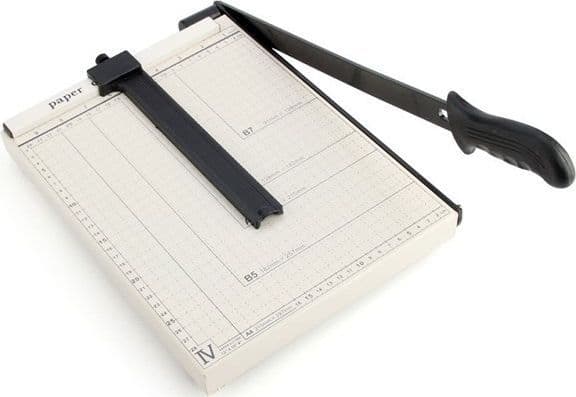 Pappersguillotine/trimmer skärmaskin för A4