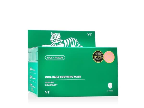 Vt Cosmetics Cica Daily Soothing Mask - 30 Sheets