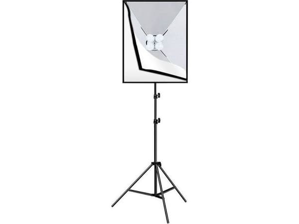 puluz studio LED softbox 50x70cm, jalusta, LED-lamppuja 4 kpl PU5071EU