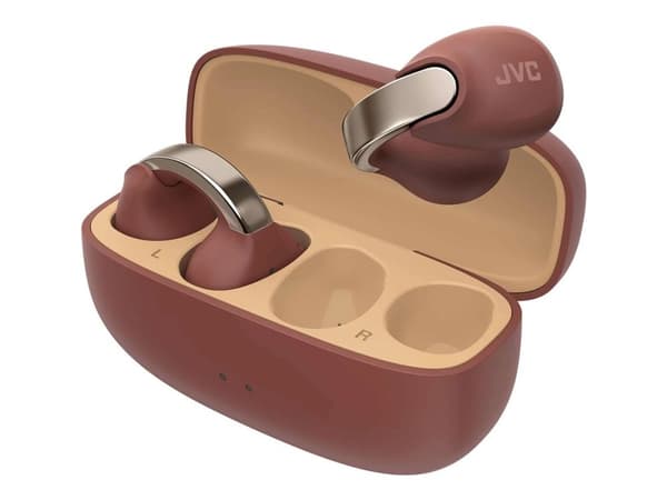 JVC Nearphones HA-NP1T Open Ear Headphones Rød