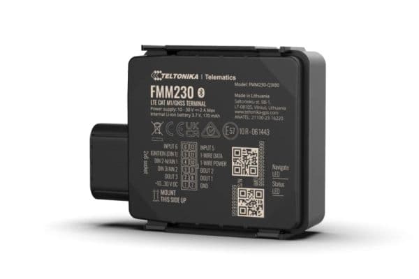 Teltonika FMM230, Universell, GPS-sporing, Sort, Vannbestandig, IP67, 33 kanaler