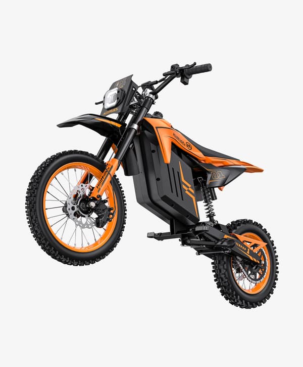 HillMiles MilePop 1 sähköinen maastopyörä, 2000 W (huipputeho 3000 W), 48 V 25 Ah, 72 km toimintasäde, huippunopeus 50 km/h