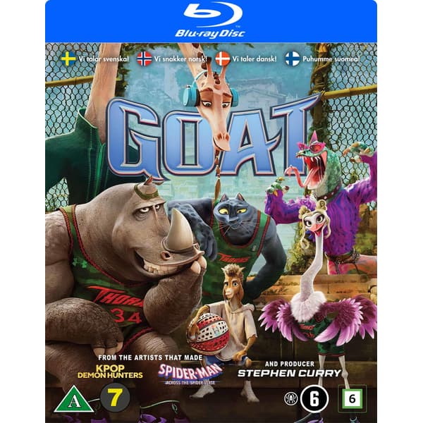 GOAT (2026) Blu-Ray (svensk text)