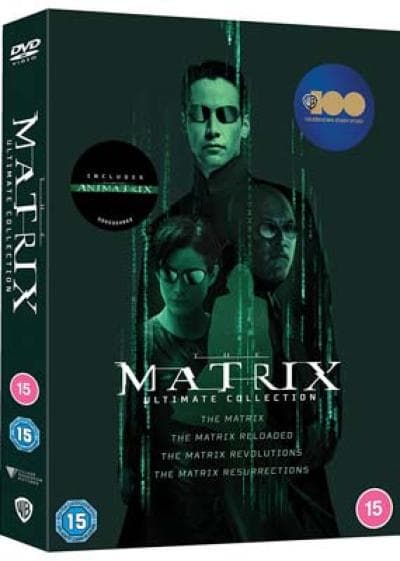 Matrix (1999-2021) (DVD) 4 Movie Collection + Animatrix