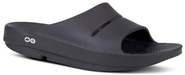 OOFOS OOAHH SLIDE Black 44, Oofos återhämtningssandaler, badtofflor