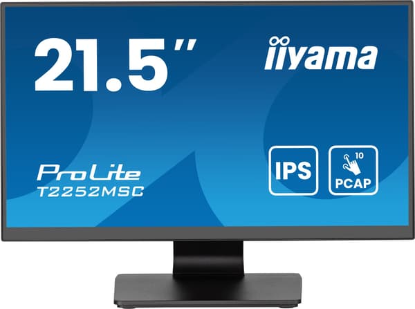 Iiyama LED-skärm ProLite T2252MSC-B2AG - 54.6 cm (21.5\") - 1920 x 1080 Full HD
