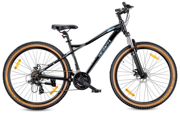 Verdant Shred MTB 27,5" mountainbike til konfirmation, stel 17" Al 6061, 7 gear Shimano, sort