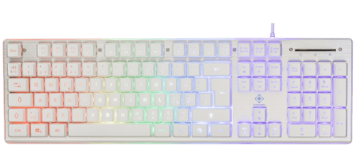 Buy deltaco_gaming WK75 RGB keyboard 105 keys Nordic membrane switches orange from CDON