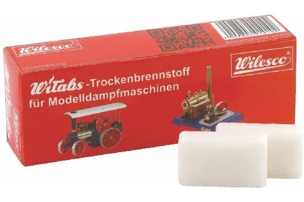 Wilesco Z81 - 12stk WiTabs Brændstof til dampmaskiner, 7g, høj effektivitet