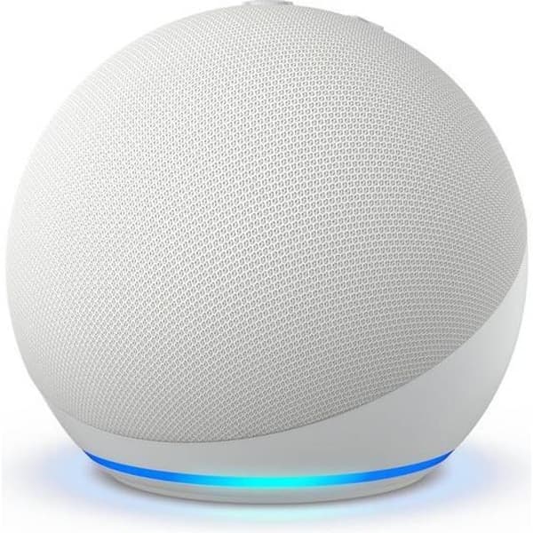 Amazon Echo Dot (5. generasjon) smarthøyttaler med Alexa - hvit