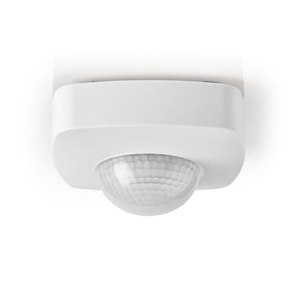 Nedis Rörelsedetektor | Inomhus och utomhus | 3-Wire | Typ F (CEE 7/7) | 360 ° | 5 - 300 W | 300 W | 1200 W | 3 - 2000 Lux | Sensorteknik: PIR | Senso