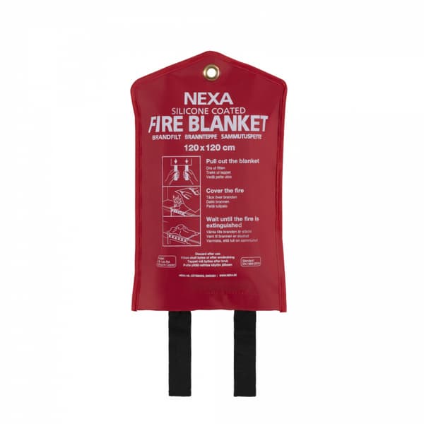 Brandfilt silikon 120x120 cm