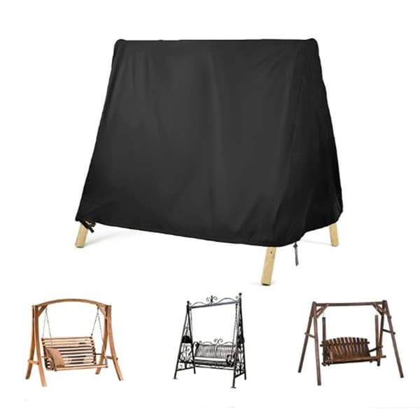 Trädgårdsgungaöverdrag – A-ram uteplatsöverdrag, vattentätt, 215 cm (L) x 139 cm (B) x 170 cm (H)
