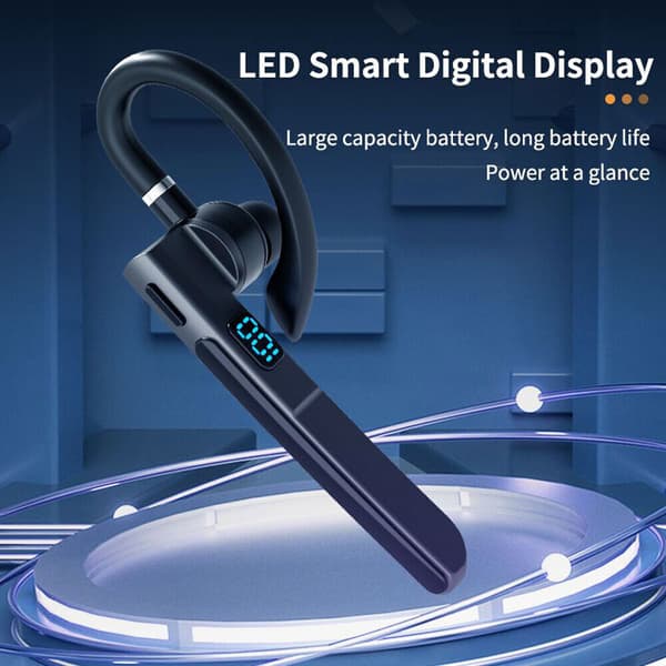 Lastbilschaufför Trådlöst Headset Bluetooth 5.3 Dubbla Mikrofoner In-Ear Brusreducering