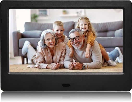 Digital fotoram - USB-fotoram - 7-tums HD-skärm - 1 enhet - Svart