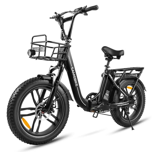 SAMEBIKE C05 PRO Foldable Fat Tire E-Bike 2026, 500W Vuxen elcykel med 36V 13Ah avtagbart batteri och 20-tums hjul