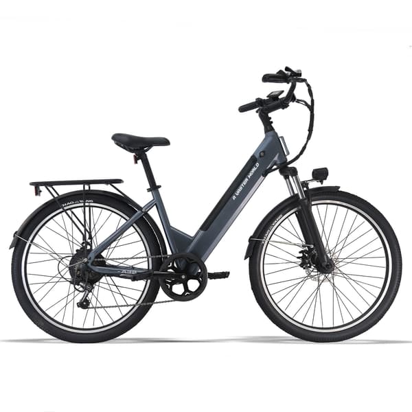 AVDL A32 Step Through Elcykel 250W 36V 12,8Ah Batteri 26" Low Step City E-Bike Dam Herr Urban Pendelcykel 90km Räckvidd