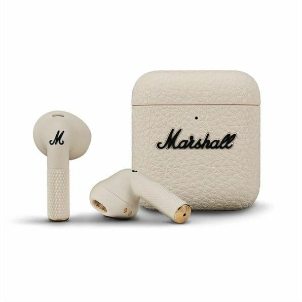 Marshall Minor IV Creme Trådlösa In-ear Hörlurar Bluetooth 5.3 Gräddvit