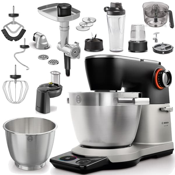BOSCH OptiMUM Serie 8 MUMS8ZS60 1800W planetarisk köksmaskin med tärningsskärare och extra skål