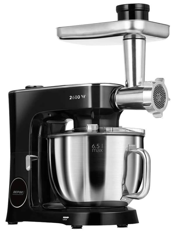 MPM MRK-26 2600W planetarisk köksmaskin Köttkvarn Rivjärn