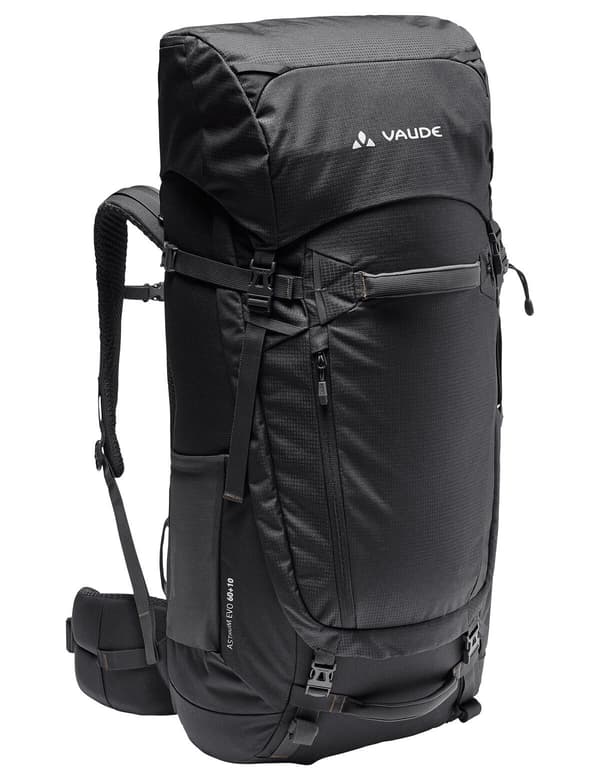 Vaude Astrum EVO 60 + 10 ryggsäck, svart