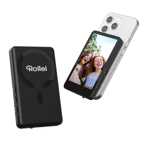 Rollei Easy Creator Selfie Monitor selfie-skärm för telefon, svart