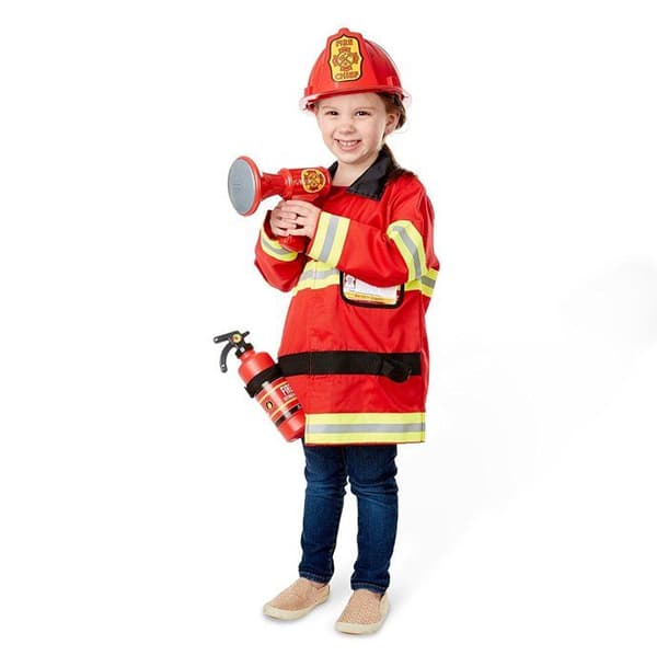 MELISSA & DOUG Brandchefsdräkt - Pojke och flicka - Från 3 år