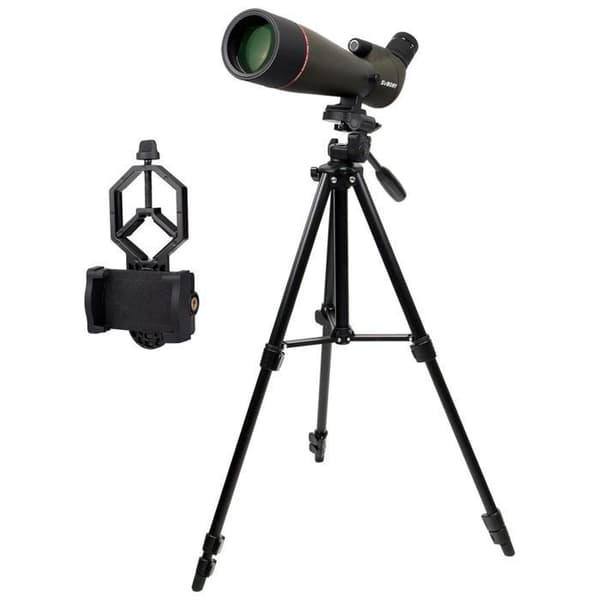 Svbony SV13 20-60X80 Teleskop, HD Porro Prisma FMC Optik Vattentät Monokulär för Sportskytte, Fågelobservation, Stativ